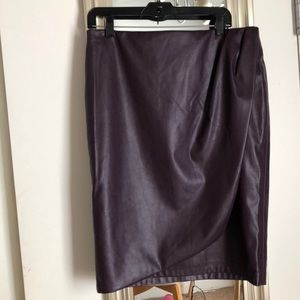 Calvin Klein leather skirt
